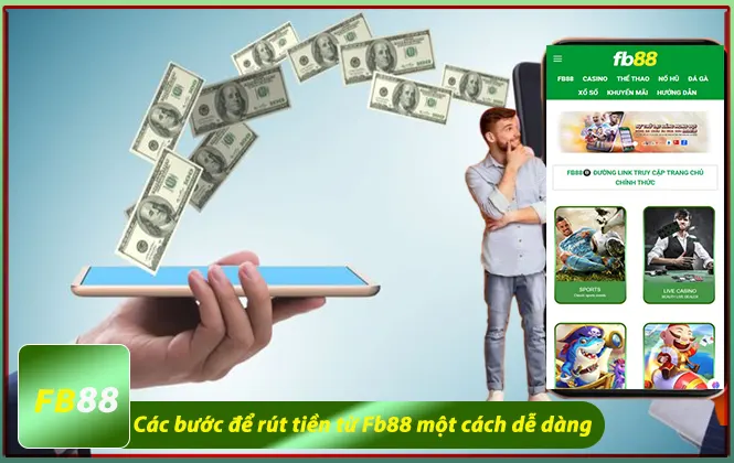 Các bước để rút tiền