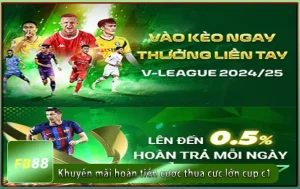 Khuyến mãi hoàn tiền cược thua