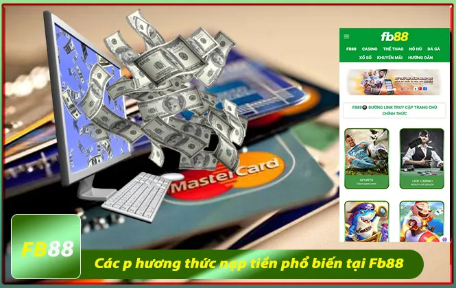 phương thức nạp tiền phổ biến tại Fb88
