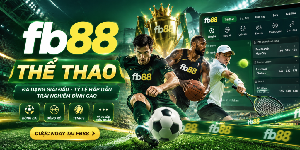 Thể thao FB88 với bóng đá, bóng rổ và các giải đấu trực tuyến